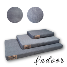Load image into Gallery viewer, Noble Companion - The Nobel Napper INDOOR Dog Bed - Blue or Grey / 4 sizes