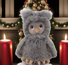 Load image into Gallery viewer, Soft Plush Owl Christmas 2023 Dog Toy 14 x 26 cm