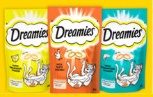 Load image into Gallery viewer, Dreamies Cat Treats - Chicken, Cheese or Salmon