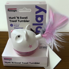 Load image into Gallery viewer, Hunt 'n Swat Treat Tumbler Cat Toy - 7.5cm x 7.2cm x 7.2cm