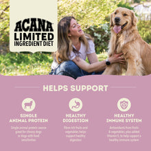 Load image into Gallery viewer, ACANA DOG FOOD Singles Grass-Fed Lamb Dog Food for All Breeds and Life Stages, Limited Ingredients for Diet Sensitive Dogs