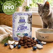 Load image into Gallery viewer, Brit Care Superfruits Crunchy Kitten Snacks - 100g