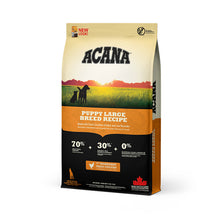 Load image into Gallery viewer, ACANA PUPPY RECIPE: LARGE BREED PUPPY DOG FOOD For Puppies Weighing Over 25kg