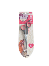 Load image into Gallery viewer, Scissors Salon Grooming Ear/Face Rounded Tip Rosewood