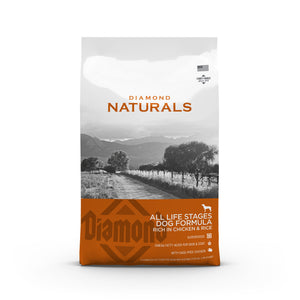 New! Diamond Naturals All Life Stages Dog Formula Rich in Chicken & Rice
