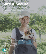 Load image into Gallery viewer, PupPak Front Dog Carrier - Grey Small, Grey Medium, Blue Medium