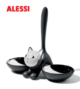 ALESSI TIGRITO 18/10 Stainless Steel Cat Bowls