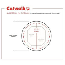 Load image into Gallery viewer, Pet Tek Glass Fitting Slim Line Pet Door - Suitable for cats and small dogs