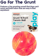 Load image into Gallery viewer, Grunt n Punt Tennis Ball - Green or Pink
