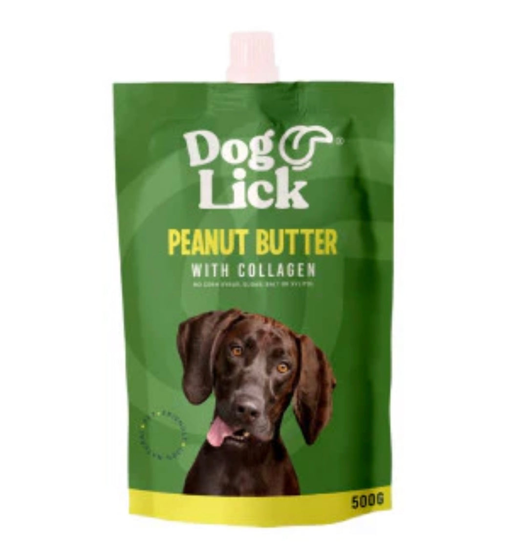 Dog Lick Peanut Butter with Collagen
