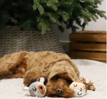 Load image into Gallery viewer, Festive Plush Character Tennis Ball Christmas 2023 Dog Toys 6.5cm in diameter