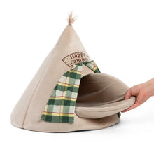 Load image into Gallery viewer, Meow Hut Happy Camper Cat Bed for pets up to 7kg (Medium)