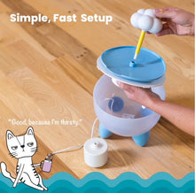Load image into Gallery viewer, NEW!  Catstages Purrfect Rain Cat Water Fountain