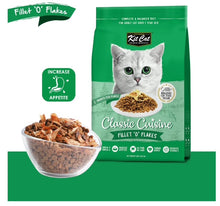 Load image into Gallery viewer, Kit Cat Classic Cuisine Premium Dry Food: Fillets O' Flakes (Ideal for Picky Eaters) 1.2kg or 5kg
