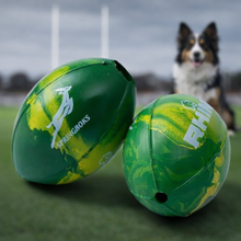 Load image into Gallery viewer, NEW! Limited Edition PlayBuddy Springbok Rugby Dog Toy Ball
