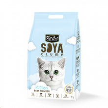 Load image into Gallery viewer, KIT CAT SOYA CLUMP Ultimate Eco-Friendly Cat Litter: Baby Powder for Kittens
