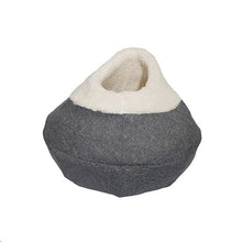 Load image into Gallery viewer, Cosy Plush Cat Cave Bed - 40x40x15cm