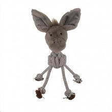 Load image into Gallery viewer, Festive Donkey Rope Christmas 2023 Dog Toy 22 x 40 cm