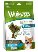 Load image into Gallery viewer, NEW! WHIMZEE Treat Dental SOFT - 3 sizes X-Small, Small or Medium