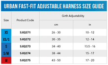 Load image into Gallery viewer, ROGZ Urban Fast Fit Adjustable Harness - XSmall, XS/Small, Small, S/Medium or Medium