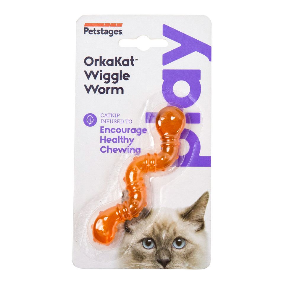 OrkaKat Wiggle Worm Cat Toy