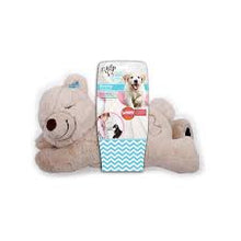 Load image into Gallery viewer, Plush Bear, Warm Bear Comfort Dog Toy with a Removable Microwave Bag (38cm x 20cm)