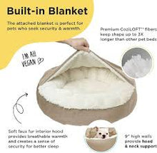 Load image into Gallery viewer, Cosy Cuddler llan Small Dog and Cat Bed