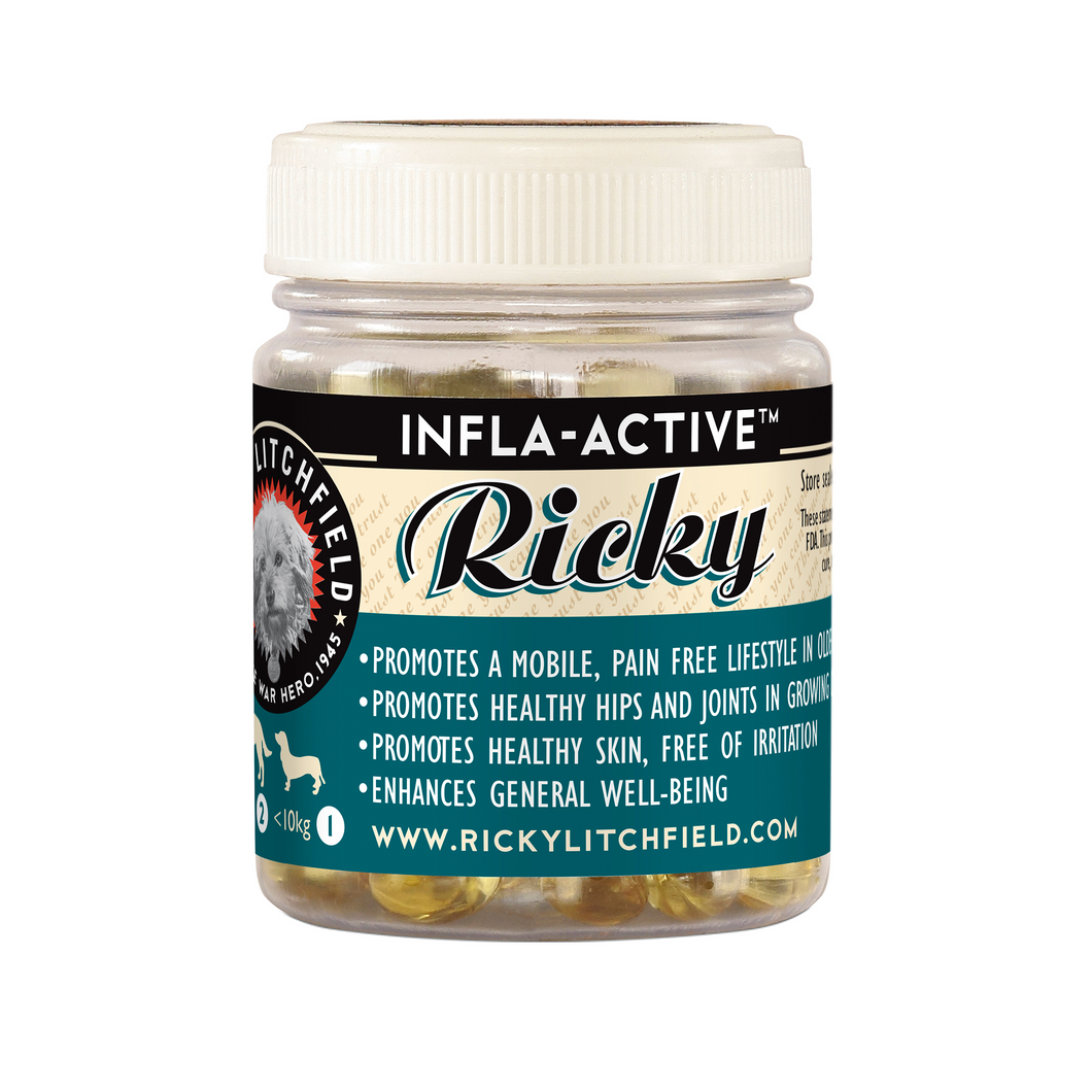 Ricky Litchfield Dog Infla-Active Capsules - 60's & 90's