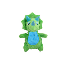 Load image into Gallery viewer, All For Paws Dog Toy My T-Rex Thomas the Mini Triceratops Green (18cm)