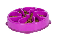 Load image into Gallery viewer, Slow Feeder Dog Bowl - Purple
