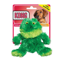 Load image into Gallery viewer, Kong Plush Frog Dog Toy with Squeaker - Small & Medium