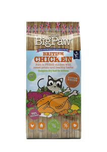 Little Big Paw British Chicken Complete Dry Food for Kittens 1,5kg