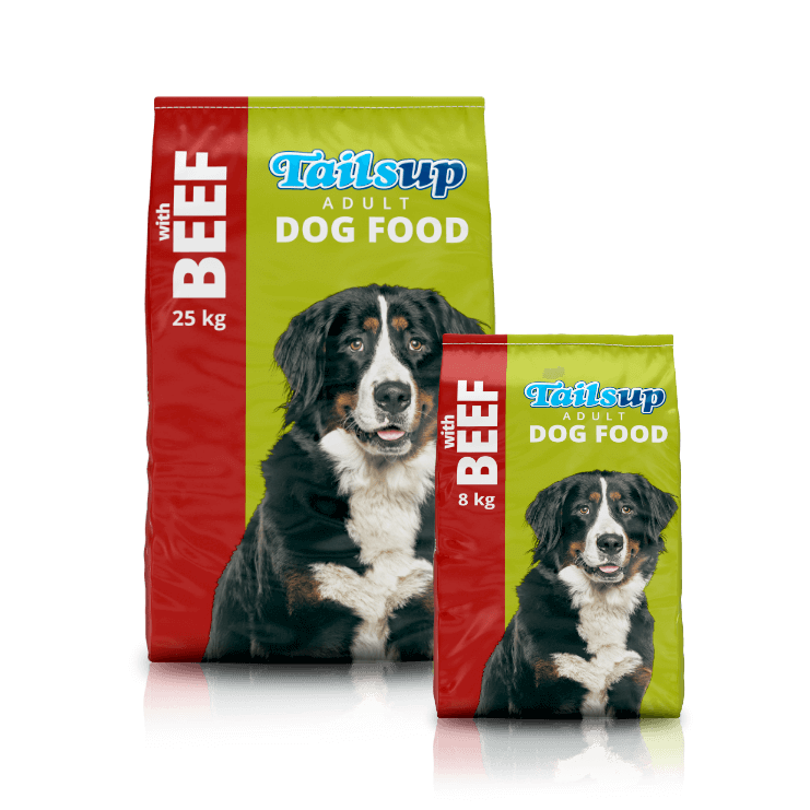 Tailsup with Beef -  Food for Adult Dogs