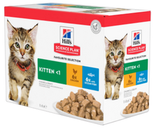 Load image into Gallery viewer, HILL'S SCIENCE PLAN Kitten Wet Food Chicken & Ocean Fish Flavour
