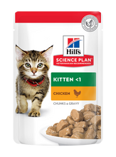 Load image into Gallery viewer, HILL'S SCIENCE PLAN Kitten Wet Food Chicken & Ocean Fish Flavour