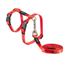 Load image into Gallery viewer, ROGZ KiddyCat H-Harness and Lead Set Small (11mm) & X-Small (8mm)