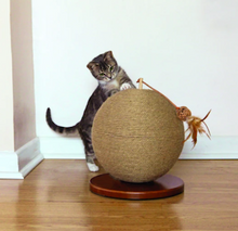 Load image into Gallery viewer, Catwalk Collection Parsley Natural Cat Scratcher 30cm x 30cm x 33cm