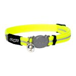 Load image into Gallery viewer, ROGZ AlleyCat Reflective Breakaway Safeloc Buckle Cat Collar 8mm width - X-Small