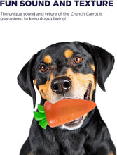 Load image into Gallery viewer, Crunch Veggies Carrot Dog Chew Toy - Large