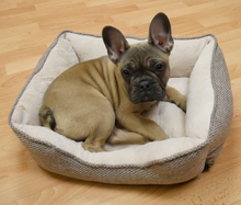 Load image into Gallery viewer, Truffle Square Rosewood Dog Bed - Small 46cm