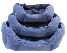 Load image into Gallery viewer, Rosewood Quilted Navy Water-Resistant Bed Dog Bed Small, Medium & Large