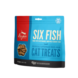 ORIJEN CAT TREATS: Six Fish Freeze-Dried Cat Treats