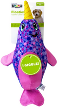 Load image into Gallery viewer, Floatiez Narwhal Dog Toy