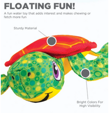 Load image into Gallery viewer, Floatiez Turtle Dog Toy