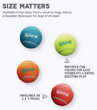 Load image into Gallery viewer, Squeaker Ballz, Pack of 4 or Pack of 2