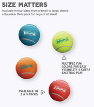 Load image into Gallery viewer, Squeaker Ballz, Pack of 4 or Pack of 2