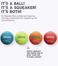 Load image into Gallery viewer, Squeaker Ballz, Pack of 4 or Pack of 2
