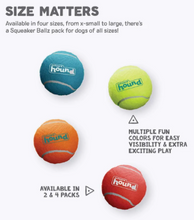 Load image into Gallery viewer, Squeaker Ballz, Pack of 4 or Pack of 2
