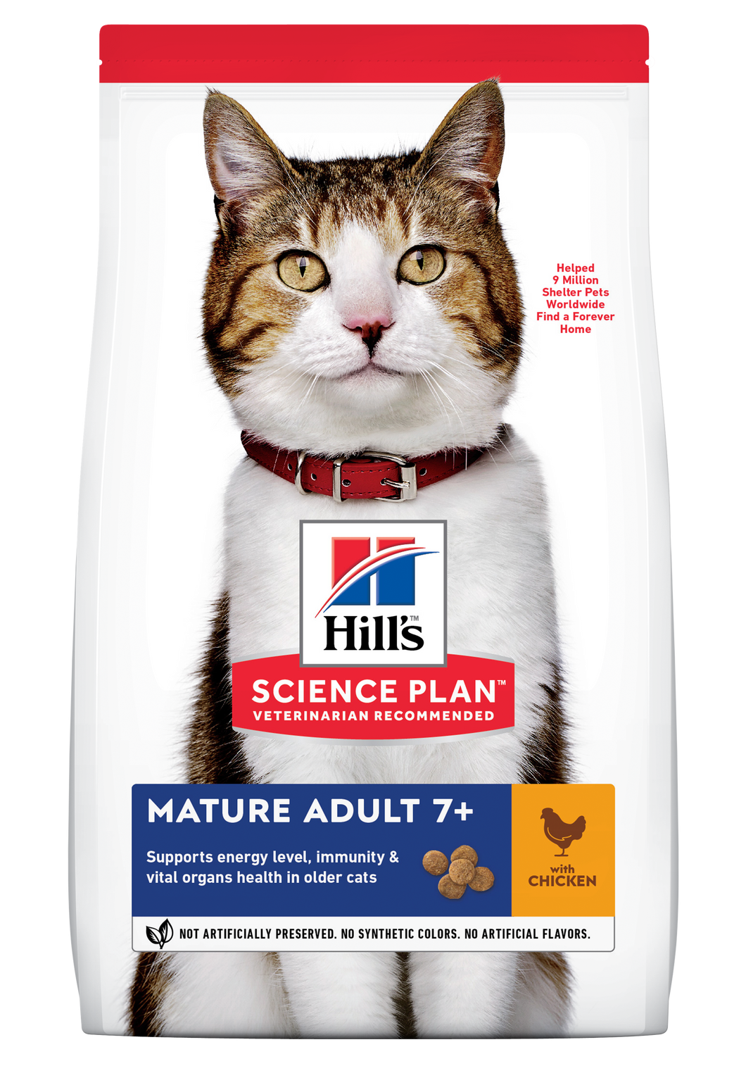HILL'S SCIENCE PLAN Mature Adult Dry Cat Food Chicken Flavour
