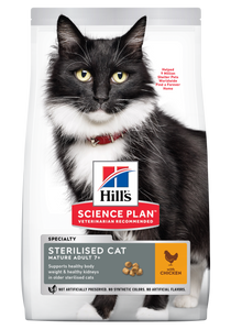 HILL'S SCIENCE PLAN Mature Sterilised Cat Dry Cat Food Chicken Flavour